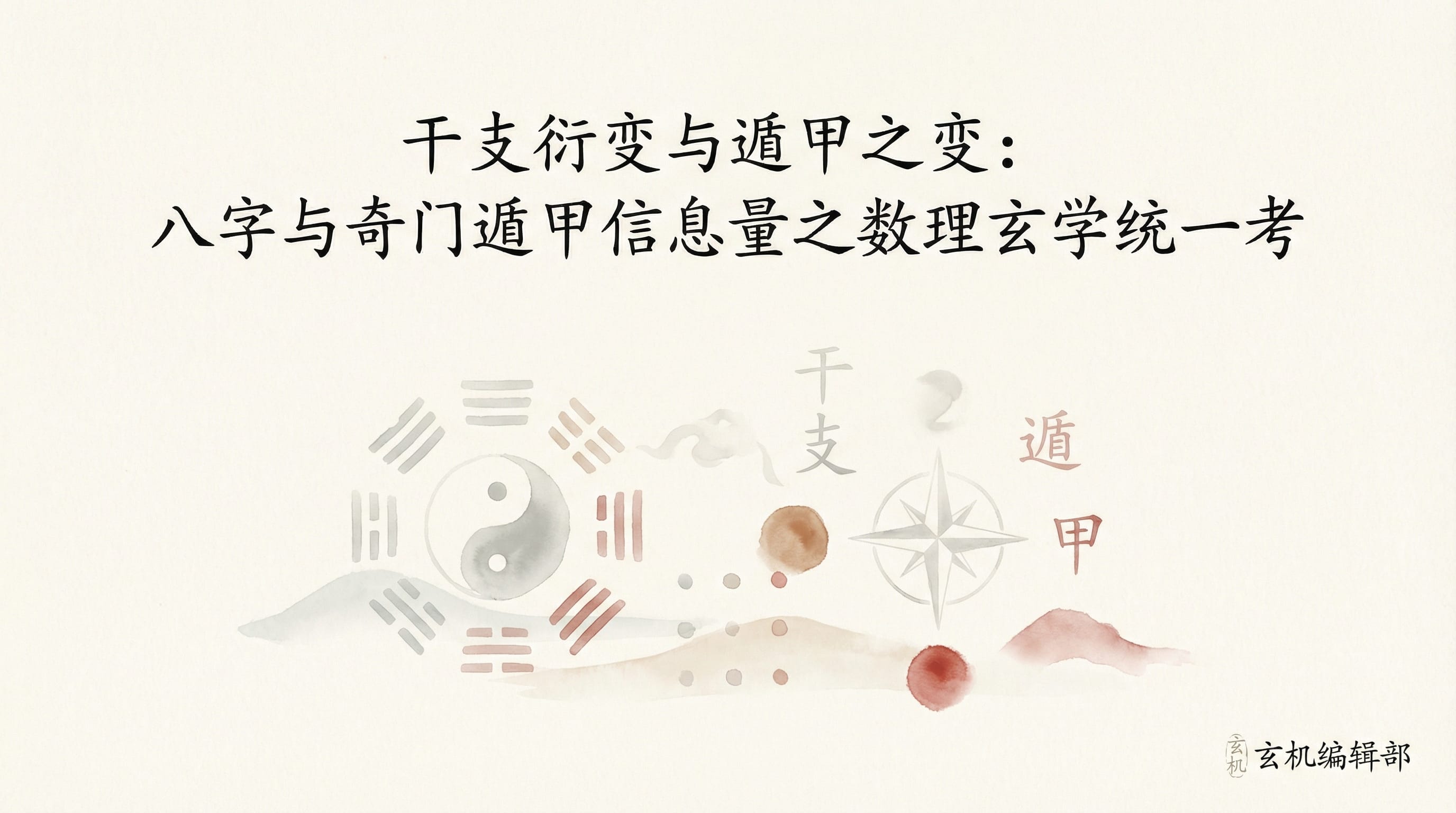 干支衍变与遁甲之变:八字与奇门遁甲信息量之数理玄学统一考