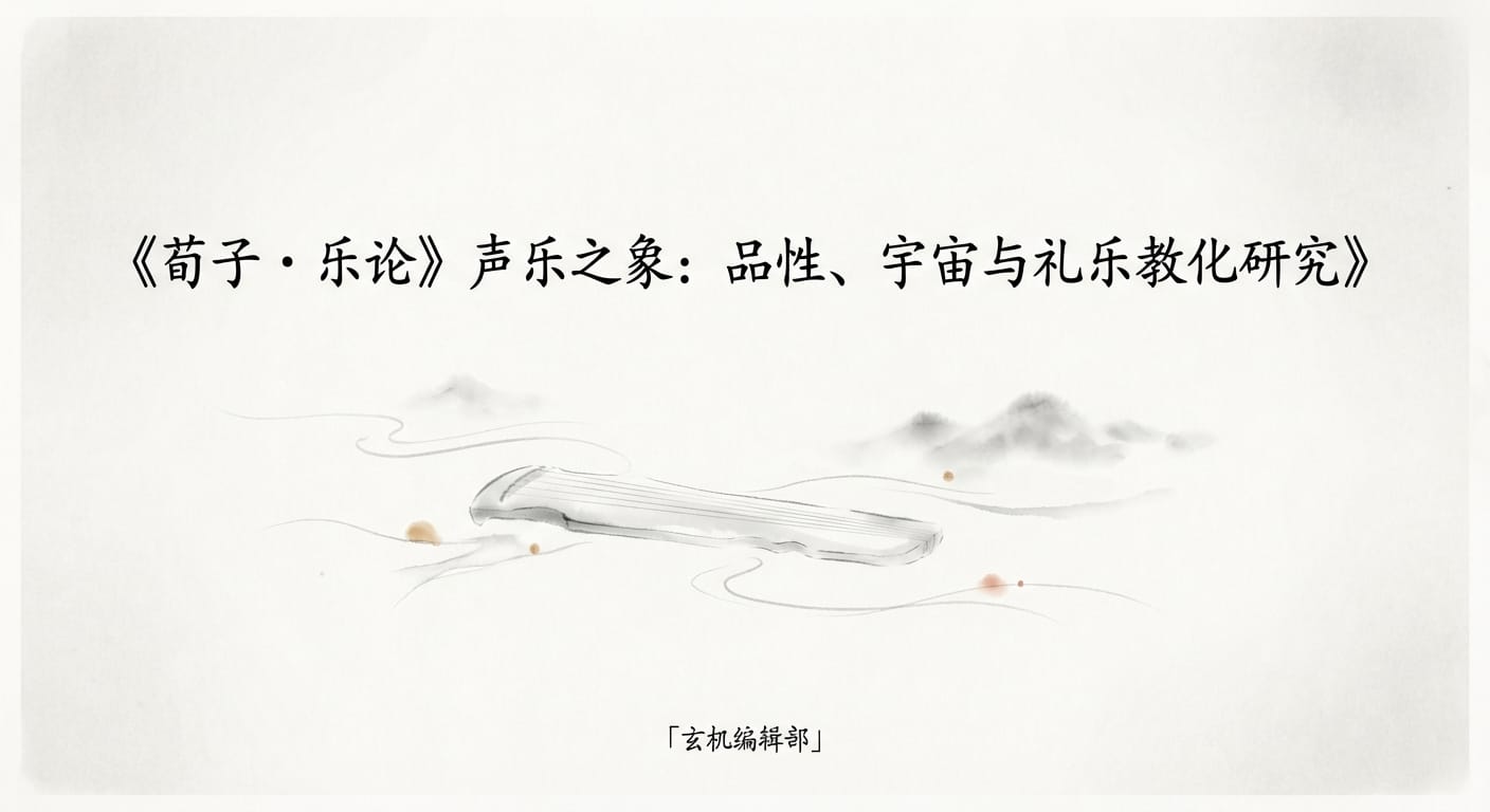 《荀子·乐论》声乐之象:品性、宇宙与礼乐教化研究